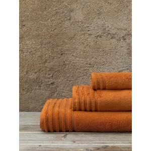 Πετσέτα Προσώπου 50X100 Vista Dark Orange Nima Home