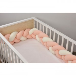 Oliver Baby Des.766 Εκρου-Σομόν-Σομόν πλεξούδα ζέρσευ 2μ x 20εκ.