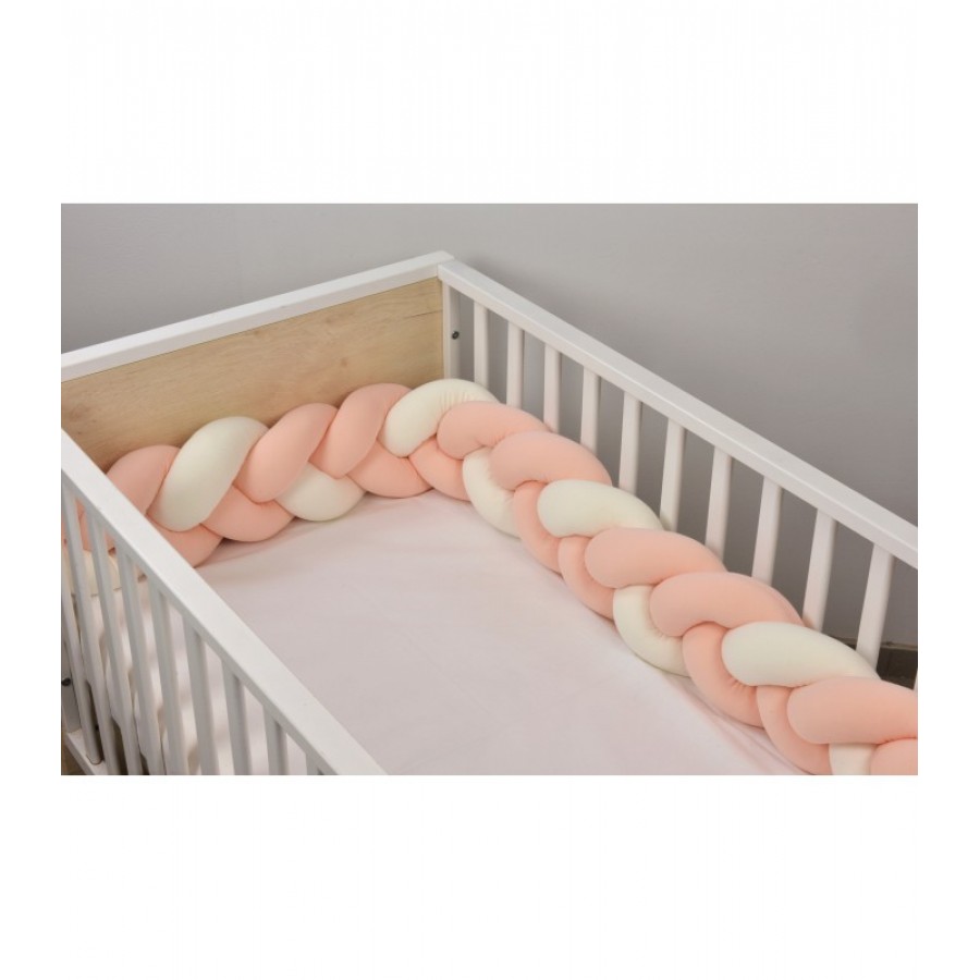 Oliver Baby Des.766 Εκρου-Σομόν-Σομόν πλεξούδα ζέρσευ 2μ x 20εκ.