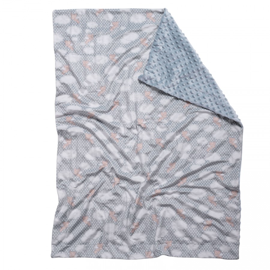 DAS BABY ΚΟΥΒΕΡΤΑ FLEECE 75X100 RELAX 4903 BLUE