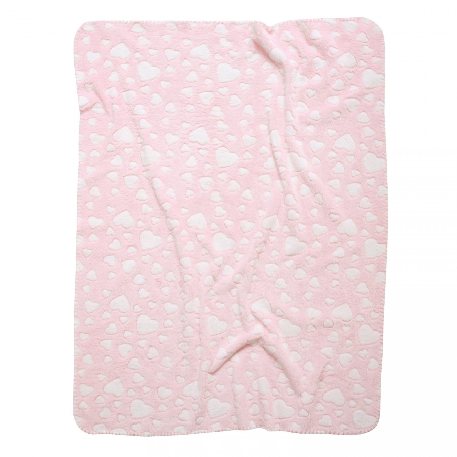 DAS BABY ΚΟΥΒΕΡΤΑ FLEECE 75X100 RELAX 4907 PINK