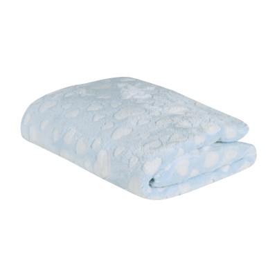 DAS BABY ΚΟΥΒΕΡΤΑ FLEECE 75X100 RELAX 4908 LIGHT BLUE