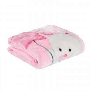 DAS BABY ΚΟΥΒΕΡΤΑ VELOUR 110X140 RELAX 4917 PINK