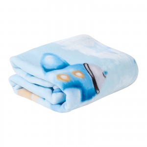 DAS BABY ΚΟΥΒΕΡΤΑ VELOUR 110X140 RELAX 4918 BLUE