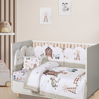 DAS BABY ΠΑΠΛΩΜΑ FUN DIGITAL 4916 GREY, TAUPE, WHITE