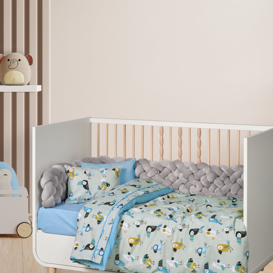 DAS BABY ΣΕΤ ΣΕΝΤΟΝΙΑ FUN 4914 BLUE, GREY, MINT