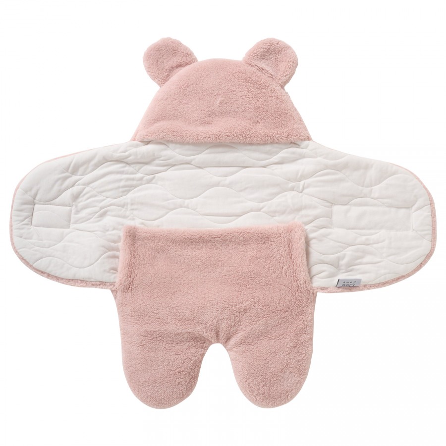 DAS BABY ΥΠΝΟΣΑΚΟΣ FLEECE 80X85 RELAX 4910 PINK