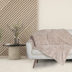 DAS HOME ΚΟΥΒΕΡΤΑ FLEECE 130Χ170 1357 TAUPE