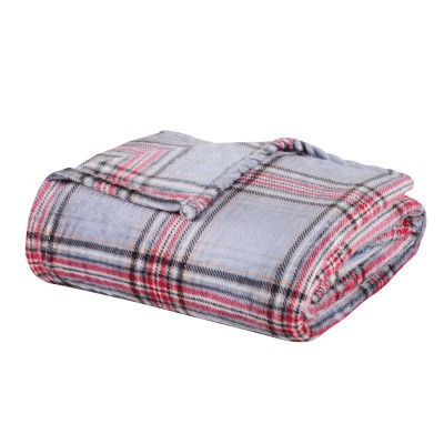 DAS HOME ΚΟΥΒΕΡΤΑ FLEECE 130Χ170 1362 GREY, RED