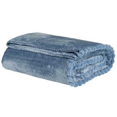 DAS HOME ΚΟΥΒΕΡΤΑ FLEECE 160Χ220 1186 DUSTY BLUE