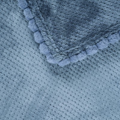 DAS HOME ΚΟΥΒΕΡΤΑ FLEECE 220Χ240 1186 DUSTY BLUE