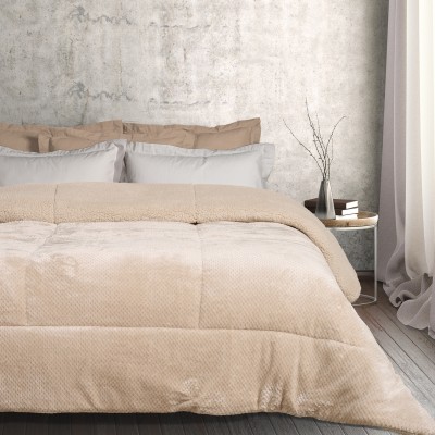 DAS HOME ΚΟΥΒΕΡΤΟΠΑΠΛΩΜΑ SHERPA ΜΟΝΟ 1181 BEIGE