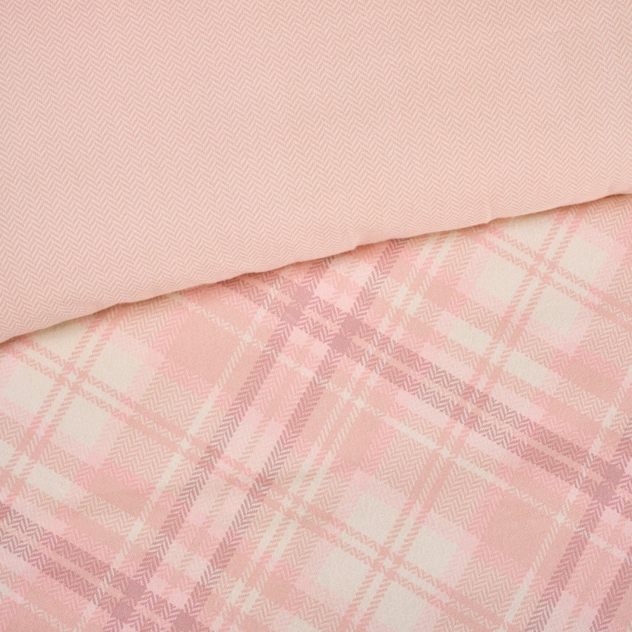 DAS HOME ΣΕΤ ΠΑΠΛΩΜΑΤΟΘΗΚΗ ΜΟΝΗ FLANNEL 9638 ECRU, NUDE