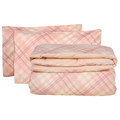 DAS HOME ΣΕΤ ΠΑΠΛΩΜΑΤΟΘΗΚΗ ΜΟΝΗ FLANNEL 9638 ECRU, NUDE