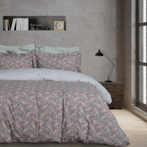 DAS HOME ΣΕΤ ΠΑΠΛΩΜΑΤΟΘΗΚΗ ΥΠΕΡΔΙΠΛΗ CASUAL 5423 CORAL, KHAKI