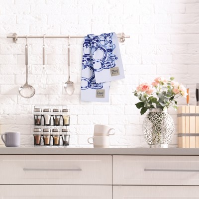 DAS HOME ΣΕΤ ΠΟΤΗΡΟΠΑΝΑ 2ΤΜΧ 40Χ60 0738 BLUE, WHITE