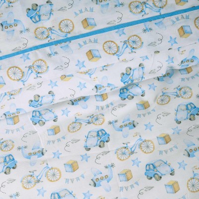 DAS KIDS ΣΕΤ ΣΕΝΤΟΝΙΑ ΜΟΝΑ 4918 BLUE, OCHRE, WHITE