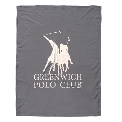 GREENWICH POLO CLUB ΚΟΥΒΕΡΤΑ FLEECE ΥΠΕΡΔΙΠΛH 3489 GREY