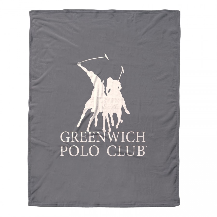 GREENWICH POLO CLUB ΚΟΥΒΕΡΤΑ FLEECE ΥΠΕΡΔΙΠΛH 3489 GREY