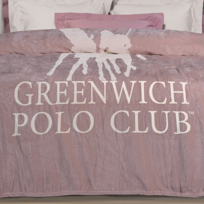 GREENWICH POLO CLUB ΚΟΥΒΕΡΤΑ FLEECE ΥΠΕΡΔΙΠΛH 3491 NUDE