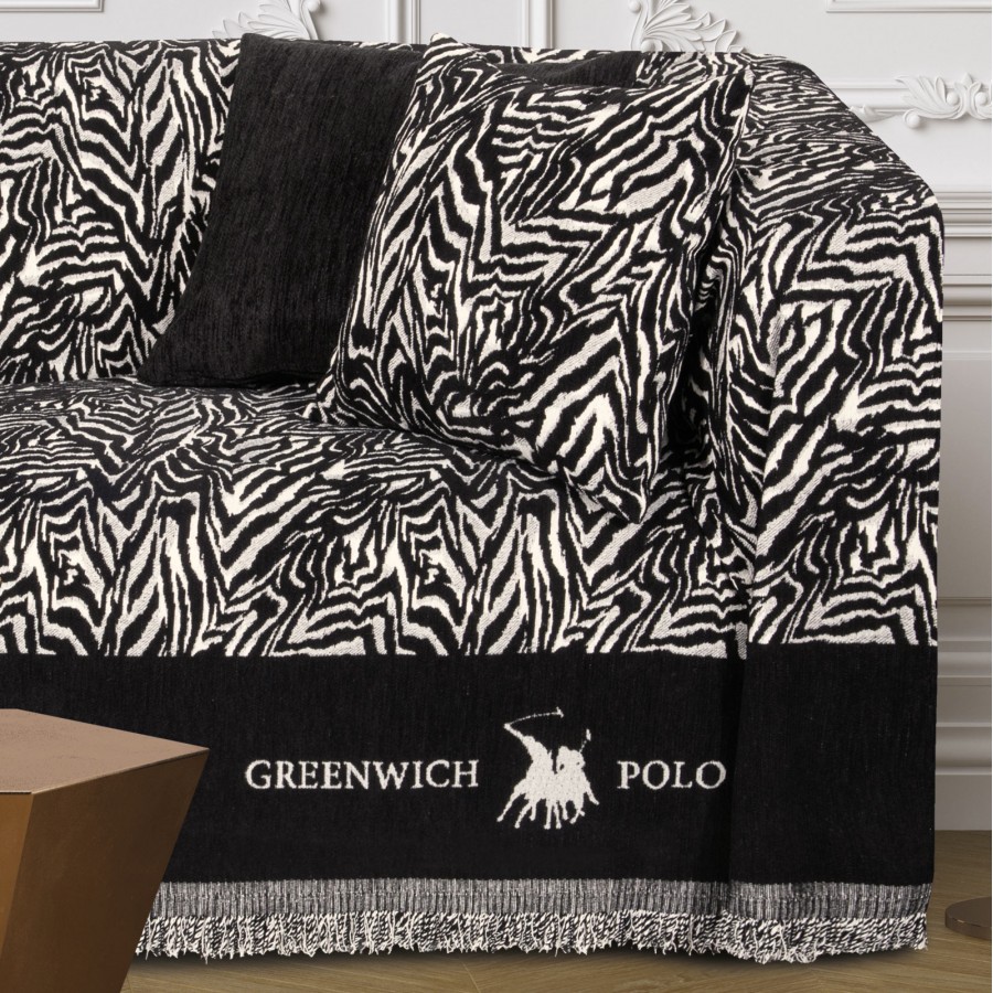 GREENWICH POLO CLUB ΡΙΧΤΑΡΙ 180Χ300 3935 BLACK, TAUPE