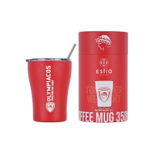 ESTIA ΘΕΡΜΟΣ COFFEE MUG OLYMPIACOS BC EDITION 350ml