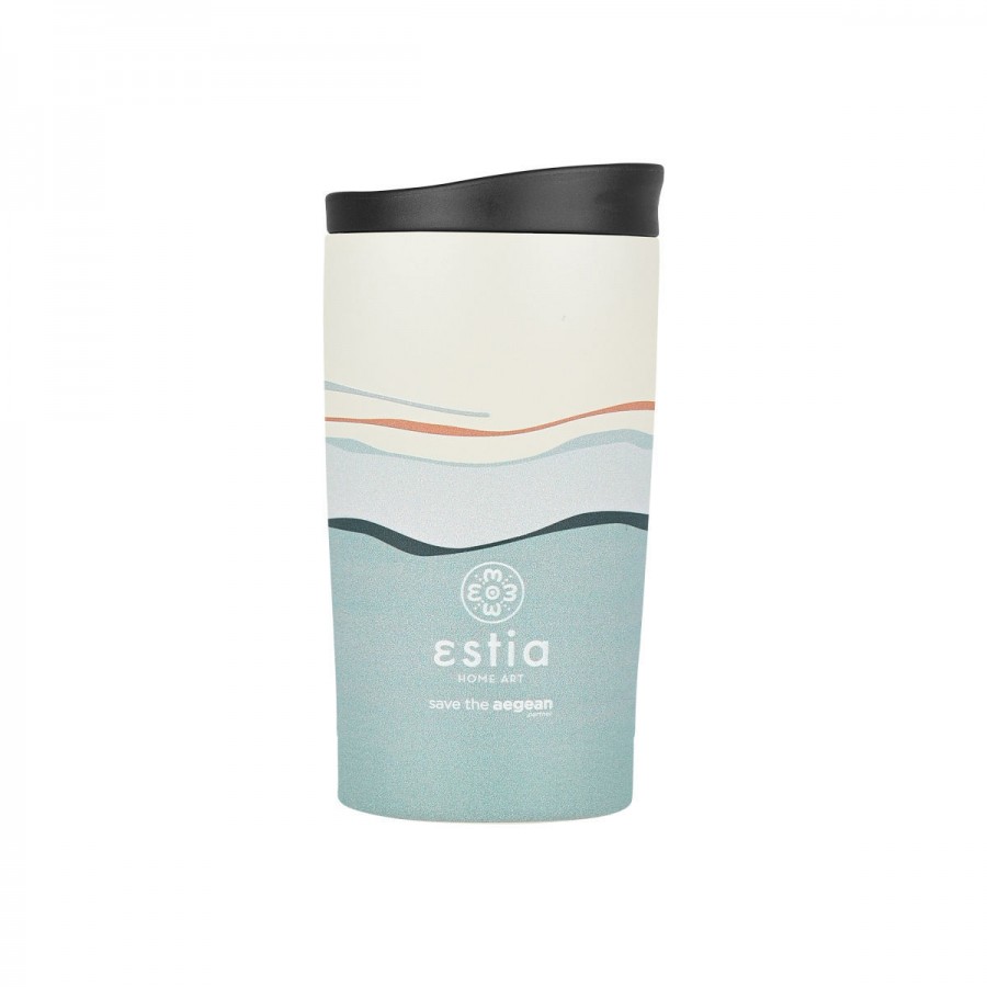 ESTIA ΘΕΡΜΟΣ TRAVEL MUG SAVE THE AEGEAN 350ml ECOZEN HORIZON