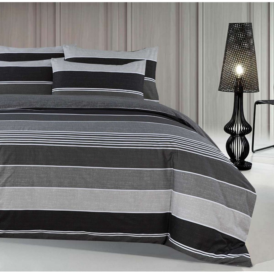 Σετ Σεντόνια King Size Grego Grey 4Τμχ 280X270 Espree