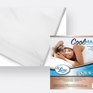 Aδιάβροχο κάλυμμα στρώματος Coolmax 90x200+35