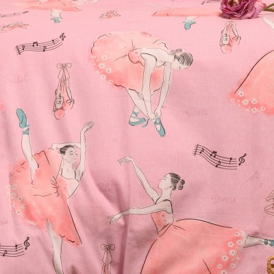 ΠΑΠΛΩΜΑΤΟΘΗΚΗ ΦΑΝΕΛΕΝΙΑ ΜΟΝΗ BALLET PINK (165X245) WINTER LINE KIDS