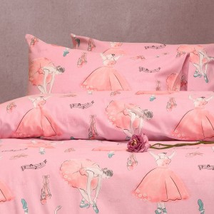 ΣΕΤ ΜΑΞΙΛΑΡΟΘΗΚΕΣ ΦΑΝΕΛΕΝΙΕΣ BALLET PINK (53X72) WINTER LINE KIDS