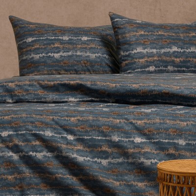 ΣΕΤ ΣΕΝΤΟΝΙΑ ΦΑΝΕΛΕΝΙΑ KING SIZE EZRA BLUE (270X260)