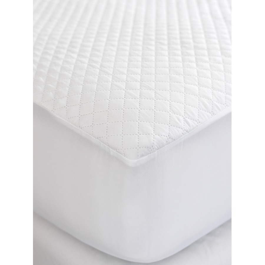 Κάλυμμα King size White Comfort 180x200+35 QUILTED-WATERPROOF