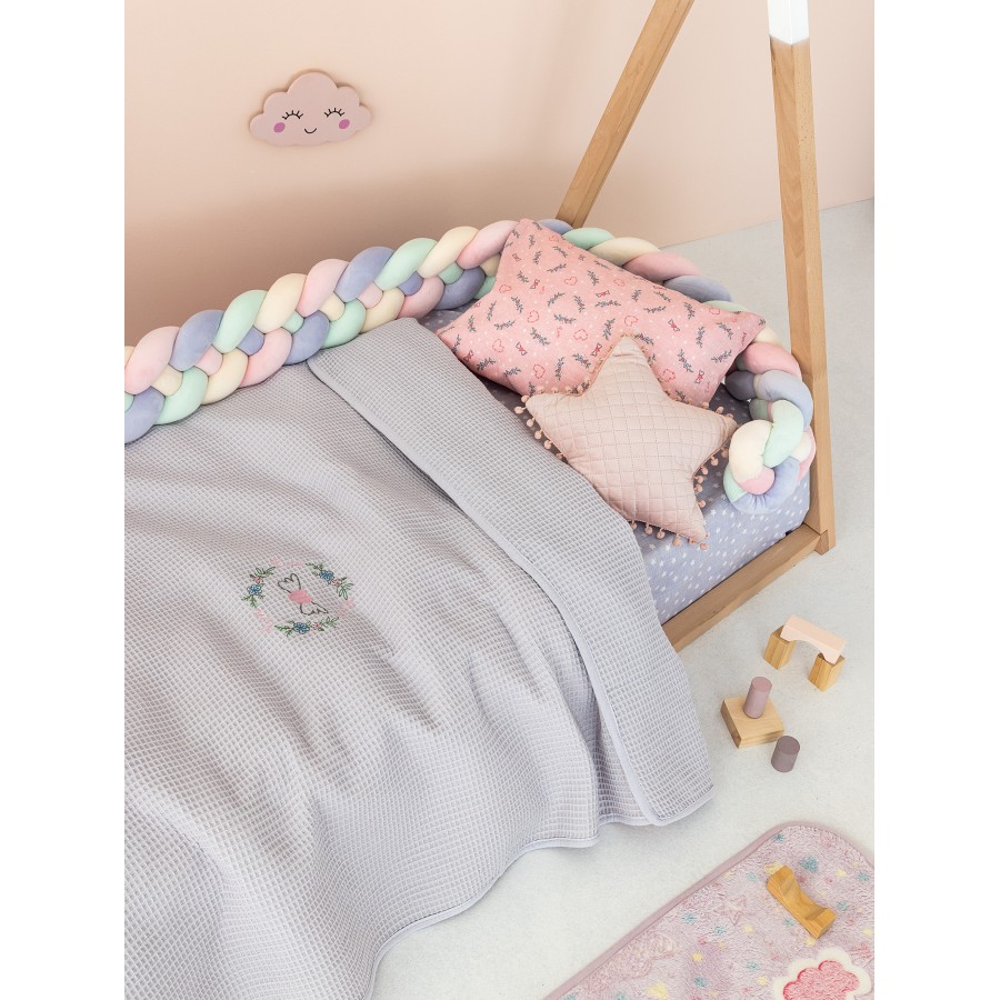 Κουβέρτα Πικέ Κούνιας Baby Blankets 100X150 CANDY LILAC