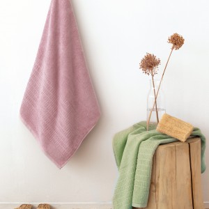 Σετ Πετσετες Towels Collection ROLL PINK