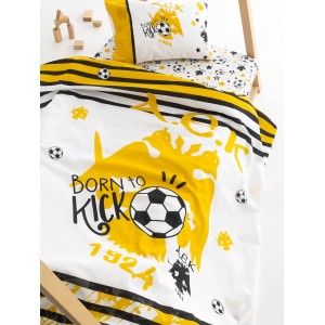 Σετ Σεντόνια Κούνιας Aek 1924 130x170 Aek8 Χωρίς Λάστιχο