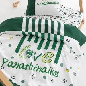 Σετ Σεντόνια Κούνιας Panathinaikos F.C. 130x170 FC11 Χωρίς Λάστιχο