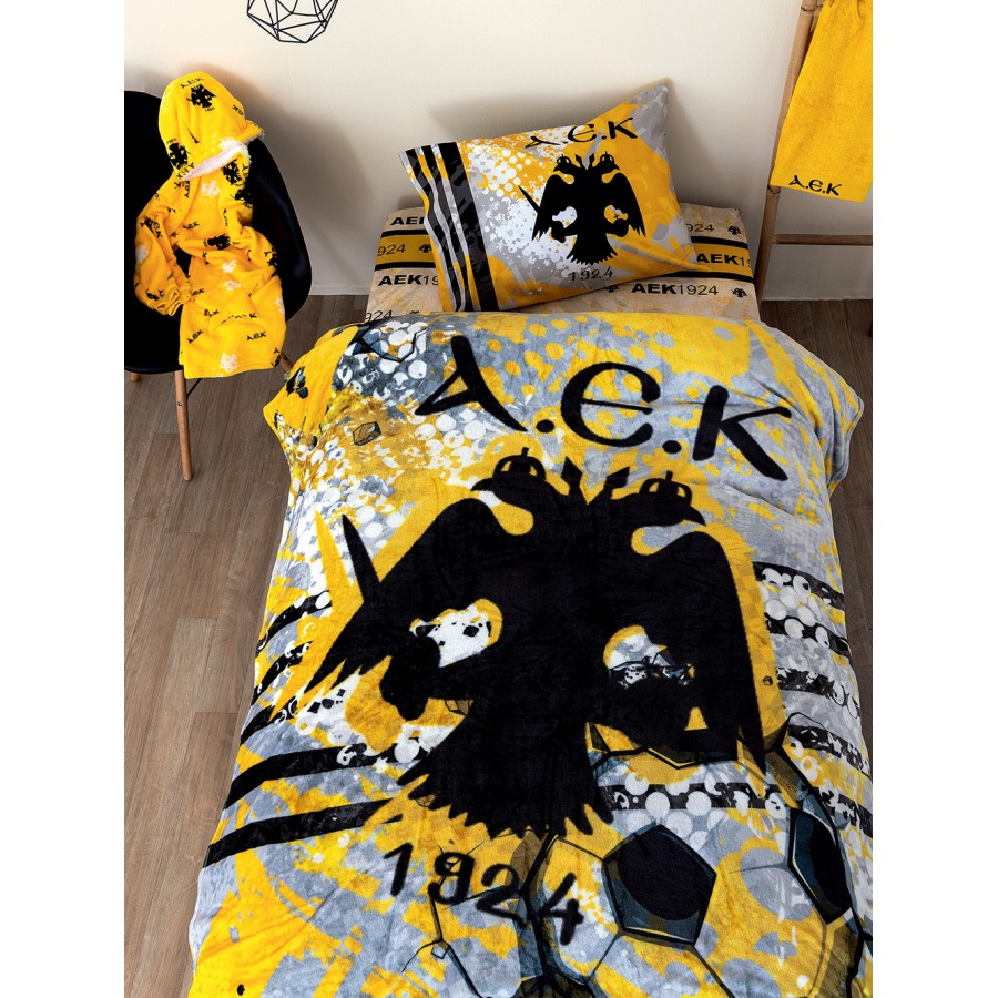 Κουβέρτα Fleece Μονή DG 160x220 AEK