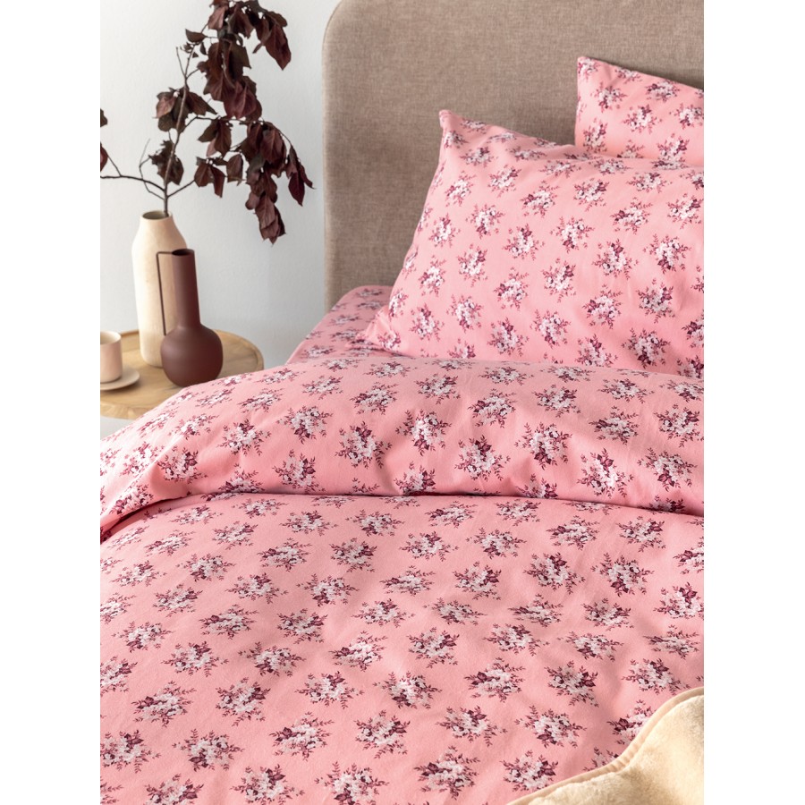 Σετ Παπλωματοθήκη Υπέρδιπλη Flannel Beauty 240x250 FB0231